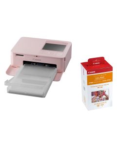 Canon Fotodrucker Selphy CP1500 Rosa inkl. Papier und Tinte