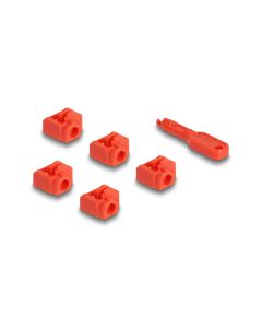 Delock RJ45 Port Blocker Set für RJ45 Buchse 1 Stück