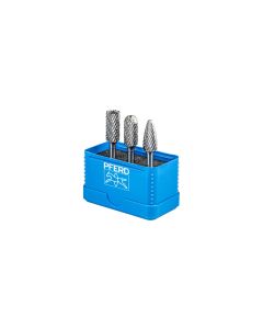 Pferd Hartmetallfrässtifte-Set Fräser-Ø 12 mm, Schaft-Ø 6 mm