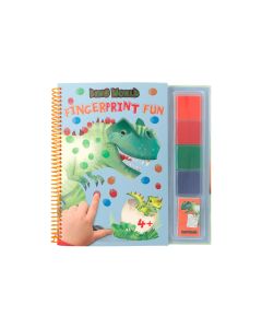 Depesche Malset Dino World 25 Seiten, 4 Stempelfarben
