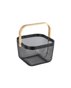 Wenko Bad-Utensilienhalter Bambusa Square Schwarz