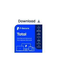 F-Secure Total Security ESD, Vollversion, 3 Geräte, 1 Jahr