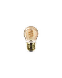 Philips Lampe LEDcla 15W E27 P45 GOLD D Warmweiss