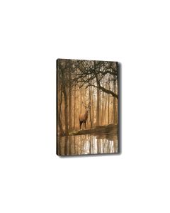 Wallxpert Bild Hirsch 50 x 70 cm