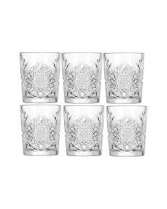 onis Gin Glas Hobstar 350 ml, 6 Stück, Transparent