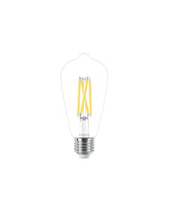 Philips Lampe LEDcla 60W E27 ST64 CL WGD90 Warmweiss