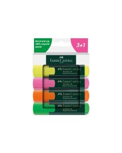 Faber-Castell Textmarker 48 Refill 4er Etui, Karton