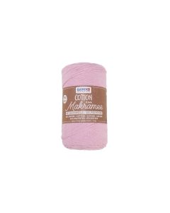 Glorex Wolle Makramee Cotton 225m x 2 mm, 250g, Rose