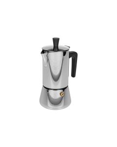FURBER Espressokocher Chicchi 4 Tassen, Silber