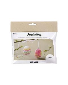 Creativ Company Bastelset Ostereier Pastellfarben