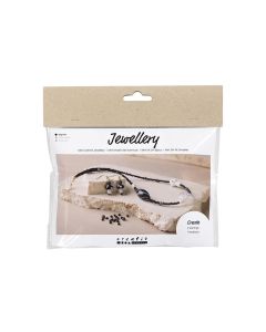 Creativ Company Schmuck Bastelset Halskette Schwarztöne