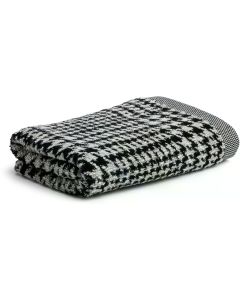 Möve Handtuch Brooklyn 50 x 100 cm, Schwarz/Weiss