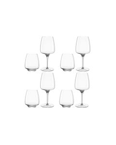 Leonardo Weingläser-Set Cesti 460 ml/500ml, 8-teilig, Transparent