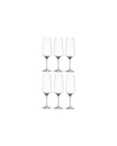 Leonardo Sektglas Cesti 240 ml, 6 Stück, Grau/Transparent