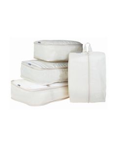 KOOR Kleiderbeutel Set Reesa, 4-teilig, Beige