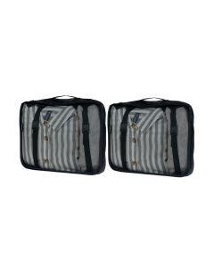 KOOR Kleiderbeutel Reesa, Grösse L, 2er-Pack, Schwarz