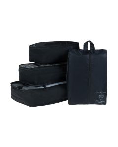 KOOR Kleiderbeutel Set Reesa, 4-teilig, Schwarz