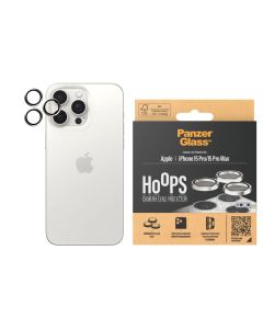Panzerglass Lens Protector Rings HOOPS iPhone 15 Pro / 15 Pro Max Silber
