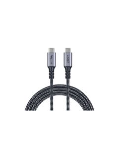onit Thunderbolt 4-Kabel USB C - USB C 2 m, Grau/Schwarz