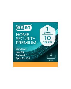 ESET HOME Security Premium ESD, Vollversion, 10 User, 1 Jahr