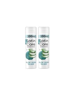 Gillette Venus Rasiergel Venus Satin Care Sensitive Duo Pack 400 ml