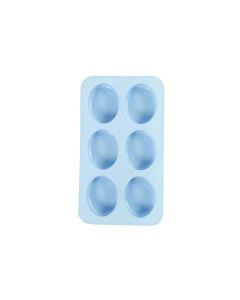 Creativ Company Giessform Oval 6 x 7.7 x 2.3 cm, Silikon