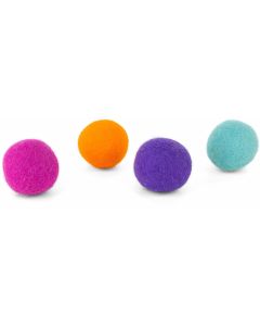 District 70 Katzen-Spielzeug Glow Felt Ball Toys, 35 mm, 4 Stück