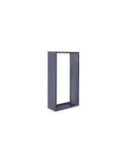 Innovesta Holzregal Metall, 75 x 35 x 149 cm, Schwarz