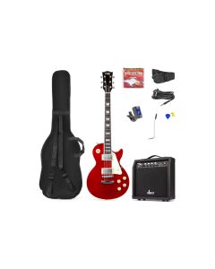 MAX E-Gitarre GigKit LP Style Rot