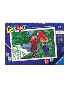 Ravensburger Malen nach Zahlen CreArt: Colorful Macaws