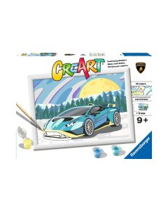 Ravensburger Malen nach Zahlen CreArt: Blue Lamborghini