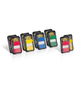 Post-it Notizzettel 3M, 25.4 x 43.2 mm, 10+2 Spender, mehrfarbig