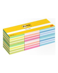Post-it Notizzettel 3M, 76 x 76 mm, 6 Blöcke, verschiedene Farben