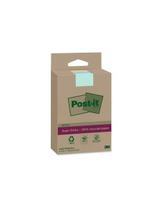 Post-it Notizzettel 3M Recycling Notes 4 Blöcke, mehrfarbig
