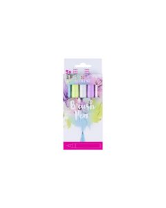 Talens Brushpen Ecoline 5er Set, Pastell