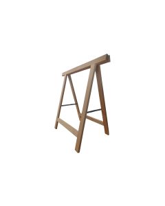 Holz Zollhaus Bockleiter aus Buche 75 x 75 cm, Naturfarben