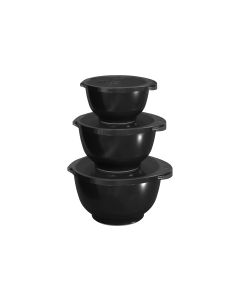 Rosti Rührschüssel-Set New Margrethe Mini 3 Stück, 1.5 l, Schwarz