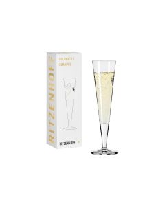 Ritzenhoff Champagnerglas Goldnacht No. 35 205 ml, 1 Stück, Transparent