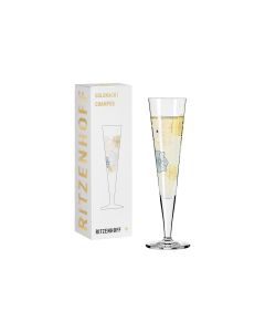 Ritzenhoff Champagnerglas Goldnacht No. 36 205 ml, 1 Stück, Transparent