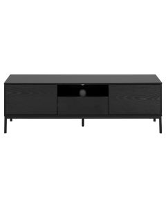AC Design TV-Möbel Seaford 140 x 40 x 45 cm, Schwarz