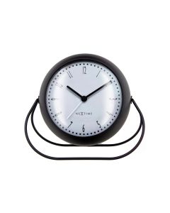 NeXtime Klassischer Wecker Bubble Schwarz