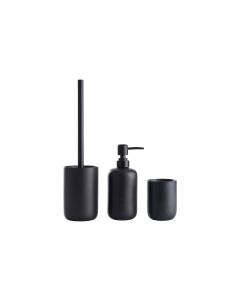 Schou Badezimmer-Set 3-teilig, Schwarz