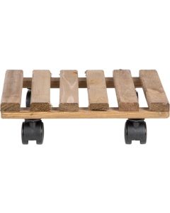 Esschert Design Rolleruntersetzer Quadratisch L Braun