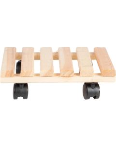 Esschert Design Rolleruntersetzer Quadratisch L Nature/Schwarz