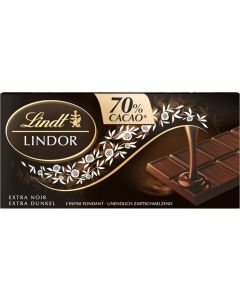 Lindt Tafelschokolade Lindor Dunkel 70% 100 g