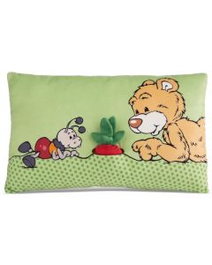 Nici Green Kissen Bär Mielo mit 2D Radieschen 43 x 25 cm