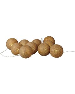 Markslöjd Lichterkette TWIX 10 LEDs Natur Jute