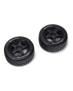 Arrma Kompletträder DBoots Hoons 35/085 2.4 Silver belted 2 Stück