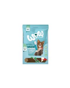 WOW Kauartikel Natural Dentals Geflügel S&M, 180 g
