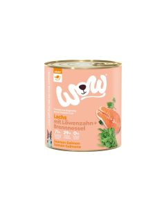 WOW Nassfutter Adult Lachs, 800 g